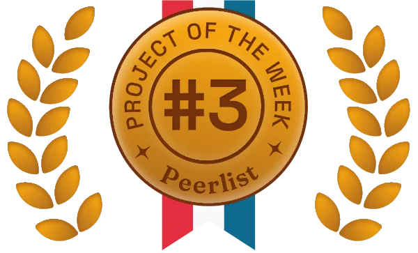 Peerlist - Weekly Top 3 Project